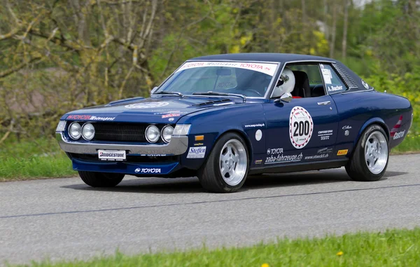 Vintage voiture de tourisme de course Toyota Celica GT à partir de 1973 — Photo