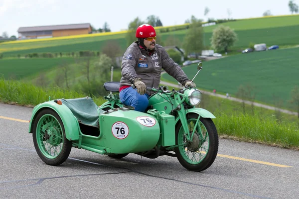 Vintage sidecar motorbike Z�ndapp KS 600 from 194 — Stock Photo, Image