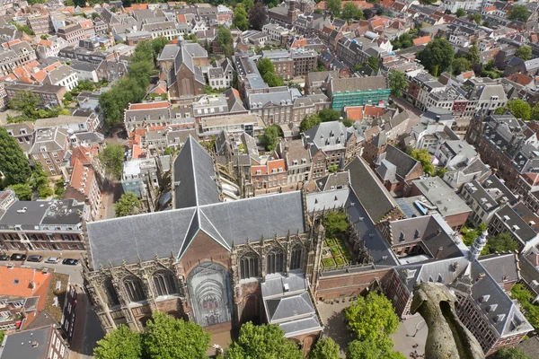 Вид с воздуха на Утрехт, Нидерланды — стоковое фото