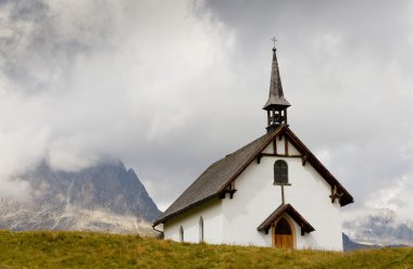 belalp chapel beyaz düz dağ