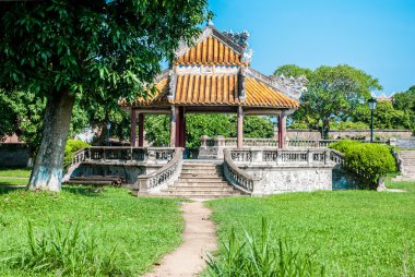 Pagoda içinde mor yasak şehir içinde hue, vietnam