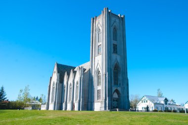 Catholic cathedral of Iceland, Reykjavik. clipart