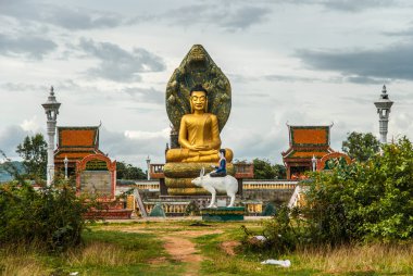 Buddha statue inside Temple complex, Cambodia