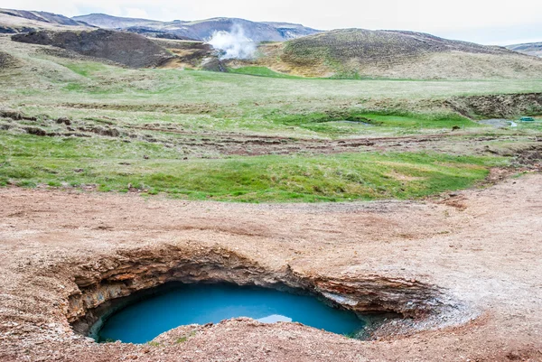 Agua geotermal silvestre, Islandia — Foto de Stock
