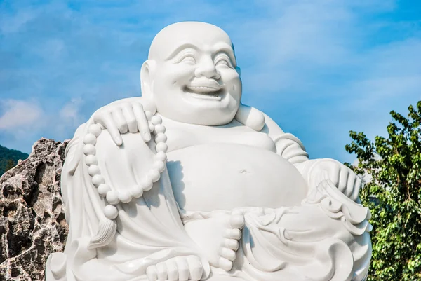 Vet laughing buddha — Stockfoto