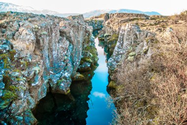 Thingvellir, tektonik buluşma noktası, İzlanda
