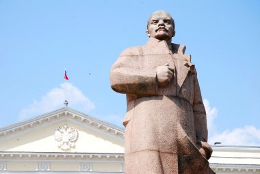 vladymir lenin heykeli, smolensk, Rusya Federasyonu