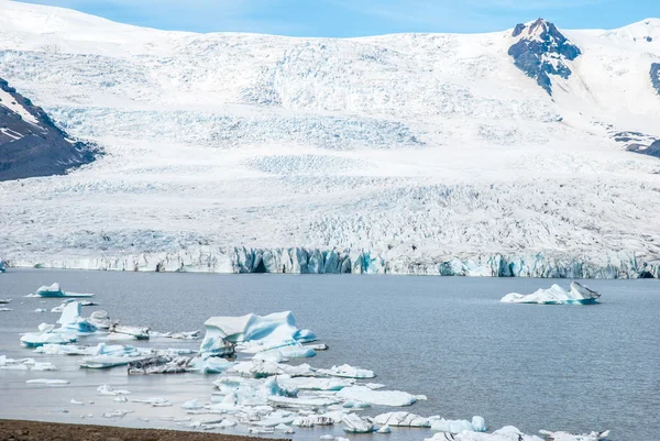 Vatnajokull Buzulu, İzlanda - Stok İmaj