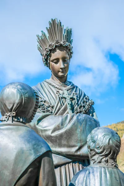 Statua a La Salette Foto Stock Royalty Free