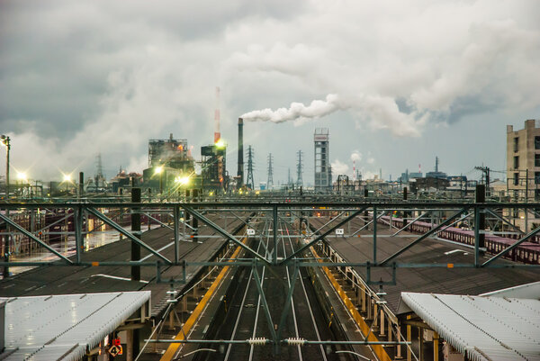 Industrial area of Japan