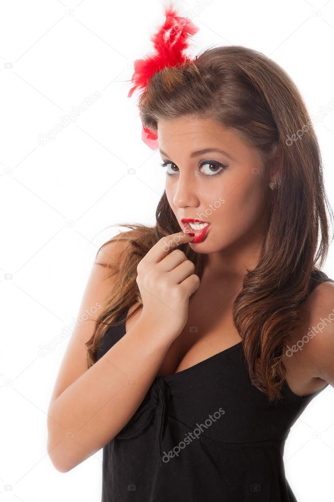 Sexy Pin Up Teenage Girl Stock Photo Sexy Pin Up Teenage Girl Stock Photo