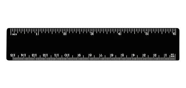 siyah cetvel izole, inç, santimetre, milimeters, imparatorluk
