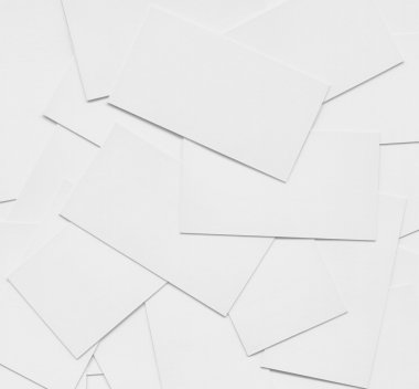 birden fazla boş kartvizit arka plan, ayrıntılı beyaz boş desen makro closeup kopya alanı