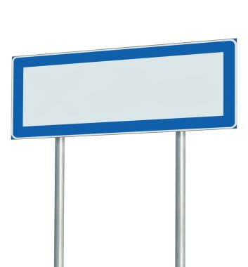 izole, bilgi yol işaret boş boş tabelasını kopya alanı