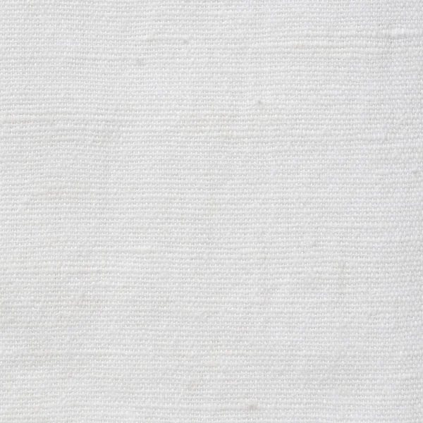 Természetes fényes fehér len rost vászon szerkezetű, részletes makró közelkép, rusztikus gyűrött vintage szövet szövet zsákvászon vászon minta — Stock Fotó