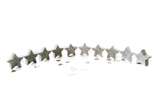 Silver stars — Stock Photo, Image