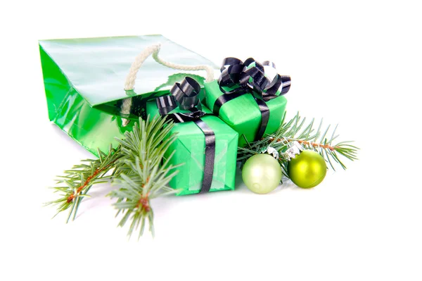 Christmas in Green — Stock Photo, Image