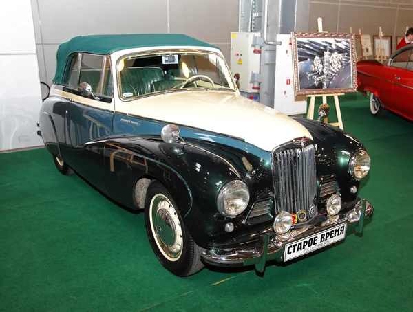 MOSCOU - 9 MARS : Retro automobile Sunbeam Talbot 90 1953 est exp Images De Stock Libres De Droits