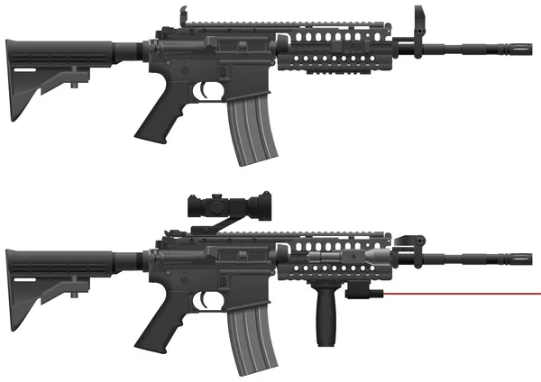 Maschinengewehr — Stockvektor