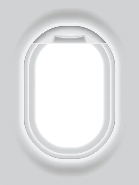 Porthole da aeronave — Vetor de Stock