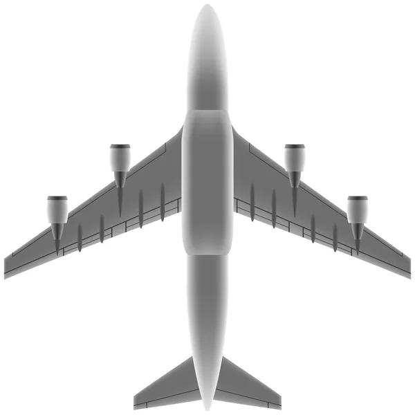 Flugzeug — Stockvektor