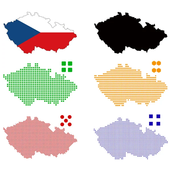 République tchèque — Image vectorielle