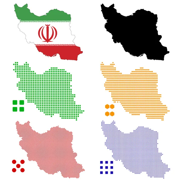 Irán — Archivo Imágenes Vectoriales