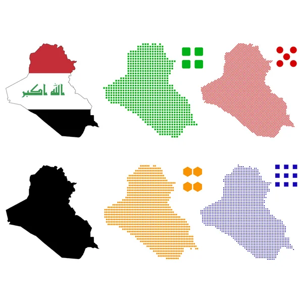 Irak — Archivo Imágenes Vectoriales
