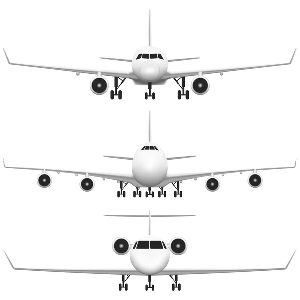 商業飛行機 — ストックベクタ