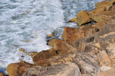 İsrail 'in kuzeyindeki güzel deniz kıyıları