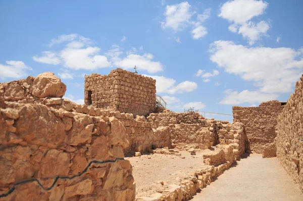 Ruins Ancient City State Masada Israel — Stock Photo, Image