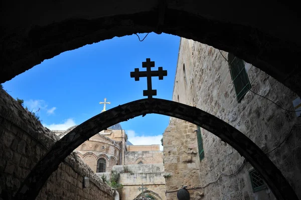 Atrakce Starém Městě Jeruzalém Izrael — Stock fotografie