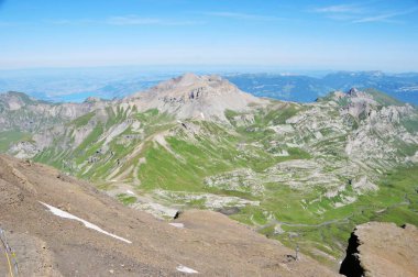 Photo of beautiful mountain scenery at Swiss Alps