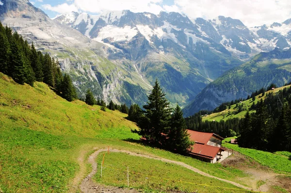 Photo Valleys Swiss Alps — Foto de Stock