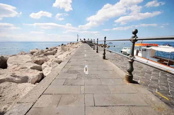 Photos Ship Dock Amalfi Coast Naples Italy — Zdjęcie stockowe