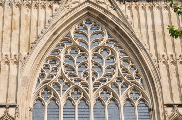 Detail Photo Exterior York Cathedral England — Stock Photo, Image
