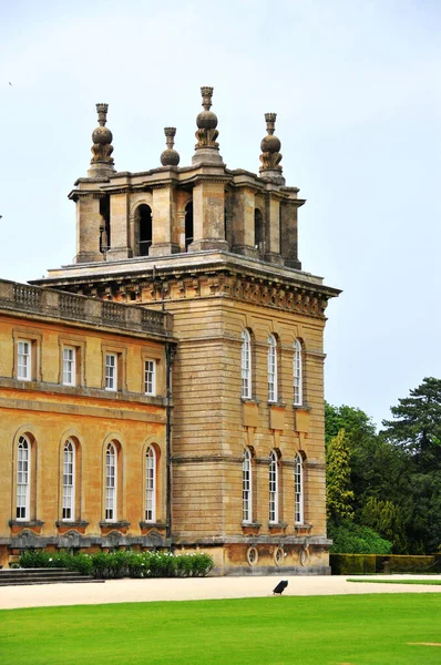 Tomado Junho 2016 Palácio Blenheim Também Conhecido Como Mansão Churchill — Fotografia de Stock