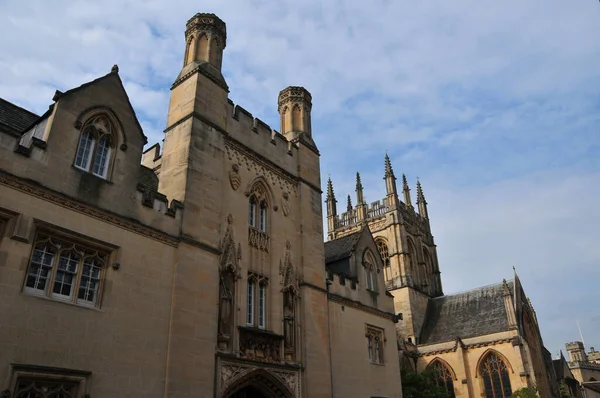 Zdjęcie Budynków Oxford University Oxford Oxfordshire Anglia — Zdjęcie stockowe