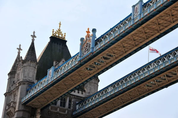 Photo London Bridge Thames River London England — Stockfoto