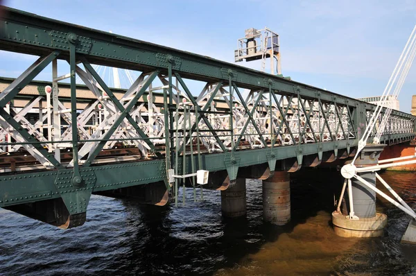 Photo Railway Bridge Thames River London England — Photo