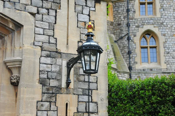 Photo Ancient Street Lamp Crown Pattern — Foto Stock