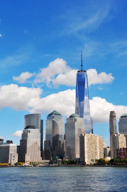 Manhattan, New York City 'nin panoramik fotoğrafı, ABD