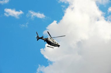 NYPD Helikopteri, Ekim 2015, Manhattan, New York, ABD