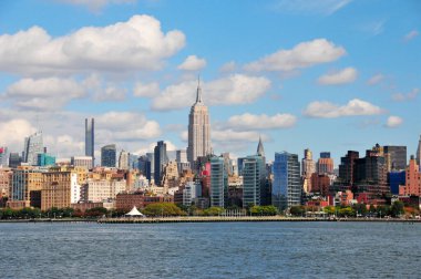 Manhattan, New York City 'nin panoramik fotoğrafı, ABD