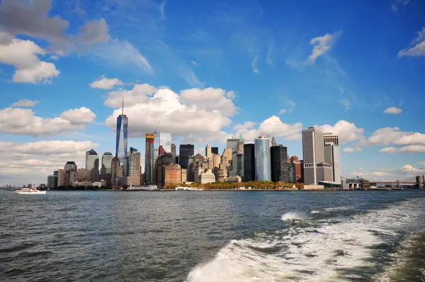 Panoramic Photo Manhattan New York City Usa — Foto de Stock