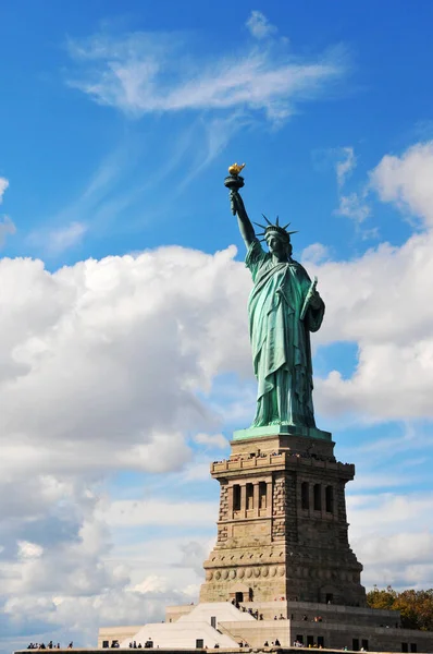 Φωτογραφία Από Άγαλμα Της Ελευθερίας Στη Νέα Υόρκη Ηπα — Φωτογραφία Αρχείου