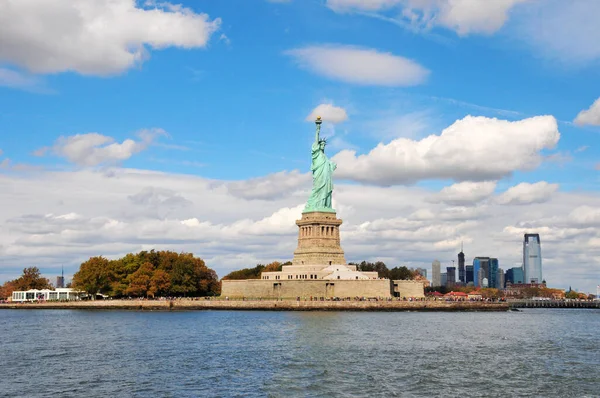 Φωτογραφία Από Άγαλμα Της Ελευθερίας Στη Νέα Υόρκη Ηπα — Φωτογραφία Αρχείου