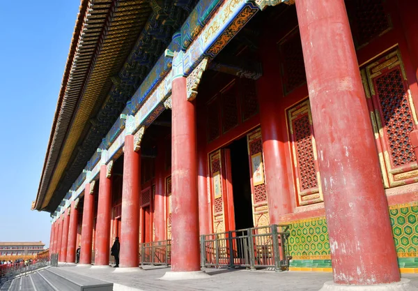 Foto Del Antiguo Palacio Imperial Tradicional Chino Beijing China —  Fotos de Stock