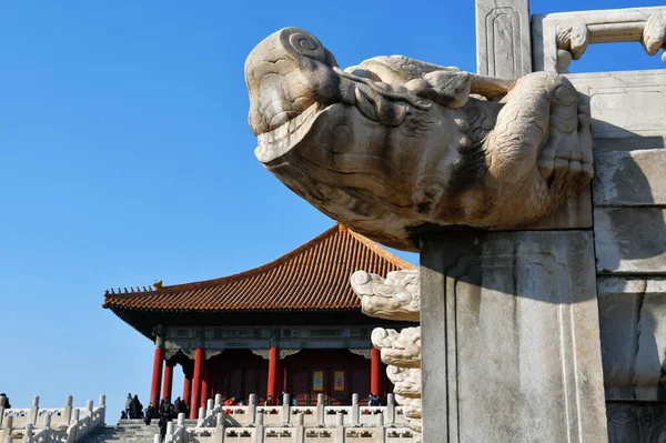 Foto Des Alten Chinesischen Traditionellen Kaiserpalastes Peking China — Stockfoto