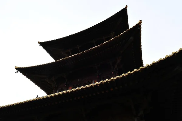 Photo Roofs Buildings Traditional Chinese Style — Photo